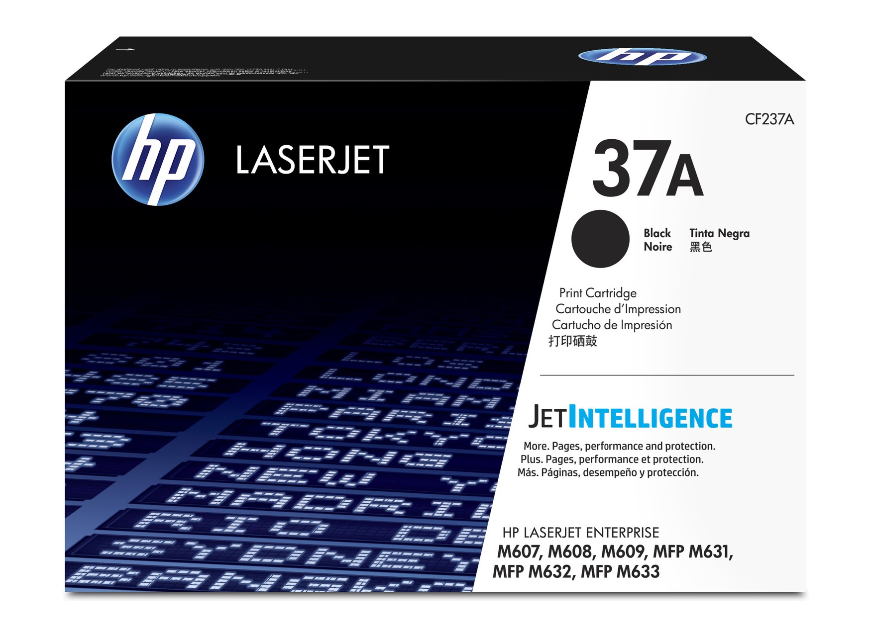 Mực in HP 37A Black Original LaserJet Toner Cartridge (CF237A)