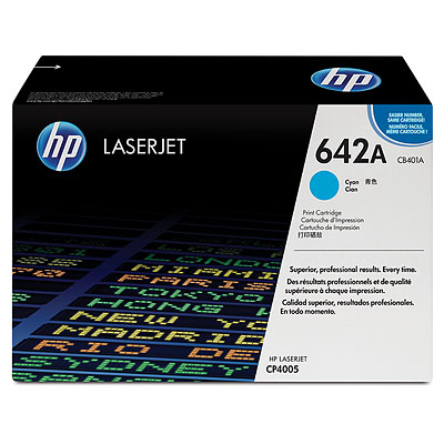 Mực in HP 642A Cyan LaserJet Toner Cartridge (CB401A)
