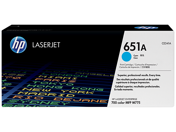 Mực in HP 651A Cyan Original LaserJet Toner Cartridge (CE341A)
