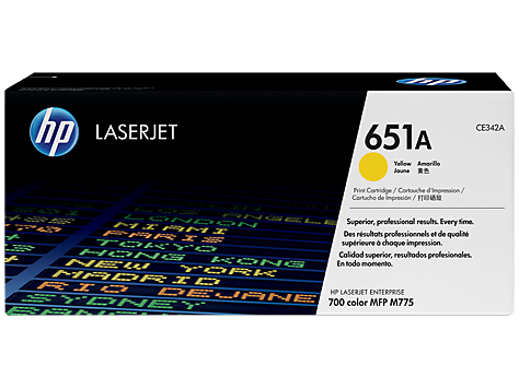 Mực in HP 651A Yellow Original LaserJet Toner Cartridge (CE342A)