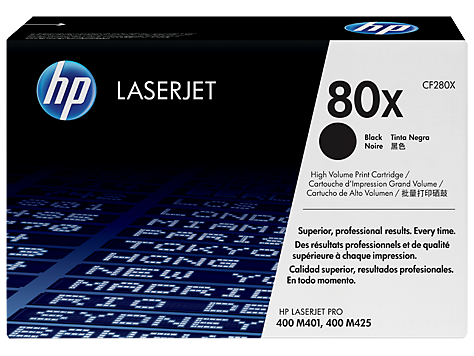 Mực in HP 80X High Yield Black Original LaserJet Toner Cartridge (CF280X)