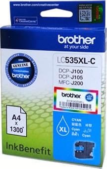 Mực in Brother LC-535C, Cyan Ink Cartridge (LC-535C)