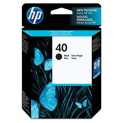 Mực in HP 40 Black Inkjet Print Cartridge (51640A)