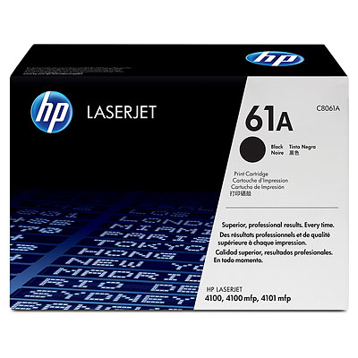 Mực in HP 61A Black LaserJet Toner Cartridge (C8061A)