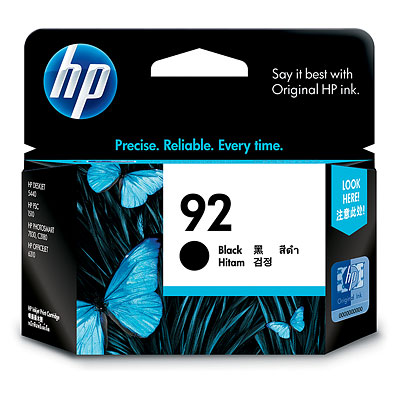 Mực in HP 92 Black Inkjet Print Cartridge (C9362WA)