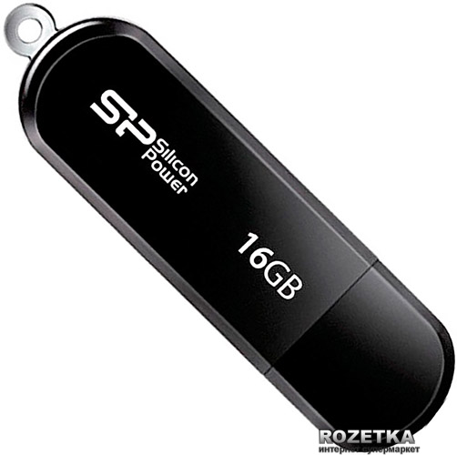 USB Silicon 16GB, 2.0 (SP016GBUF2322V1K)